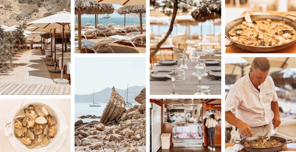 Es Torrrent Ibiza beach club restaurant