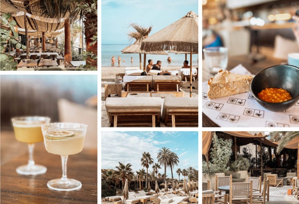 Playa Soleil Ibiza beach club and restaurant