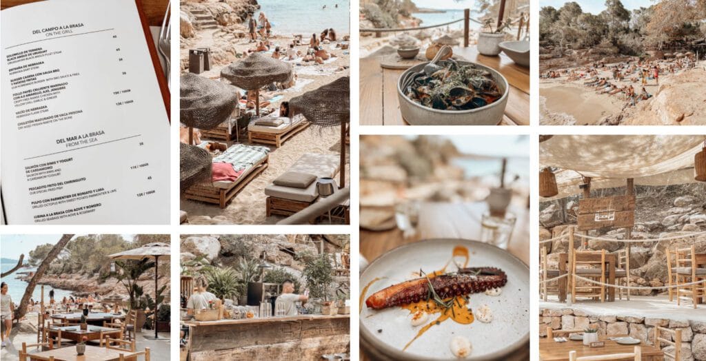 Cala Gracioneta Ibiza beach club and restaurant