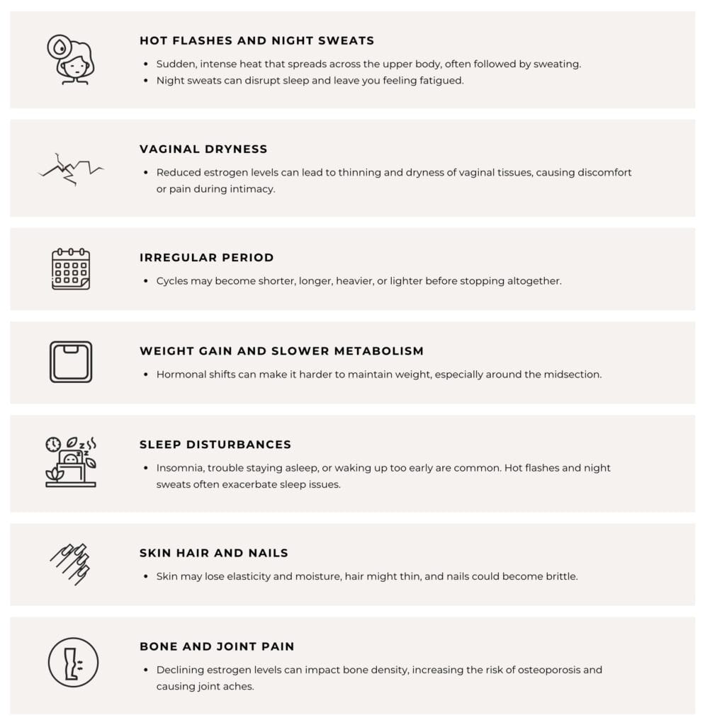 Common Symptoms of Menopause