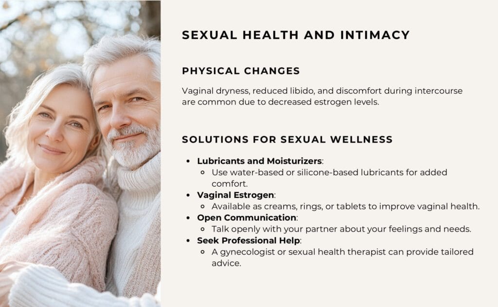 Menopause Sexual Health and Intimacy