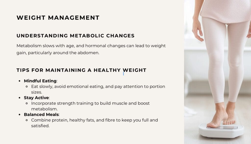 Menopause weight management