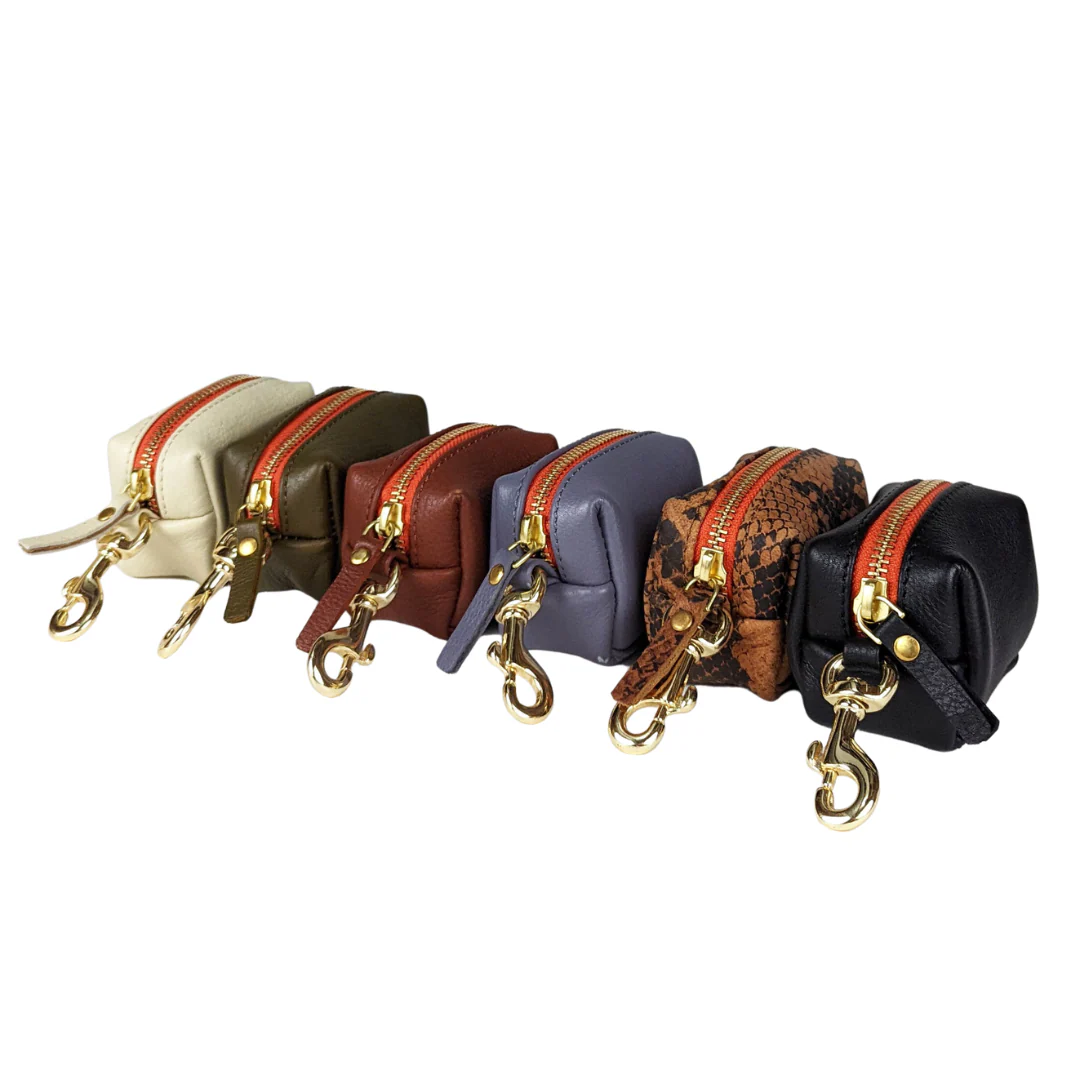 Le Dog Company Leather Poop Bag Holder – Chic, Practical & Stylish Walk Essential