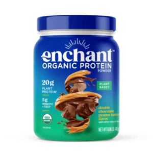 Chocolate Peanut Butter Organic Protein powder, enchant brands